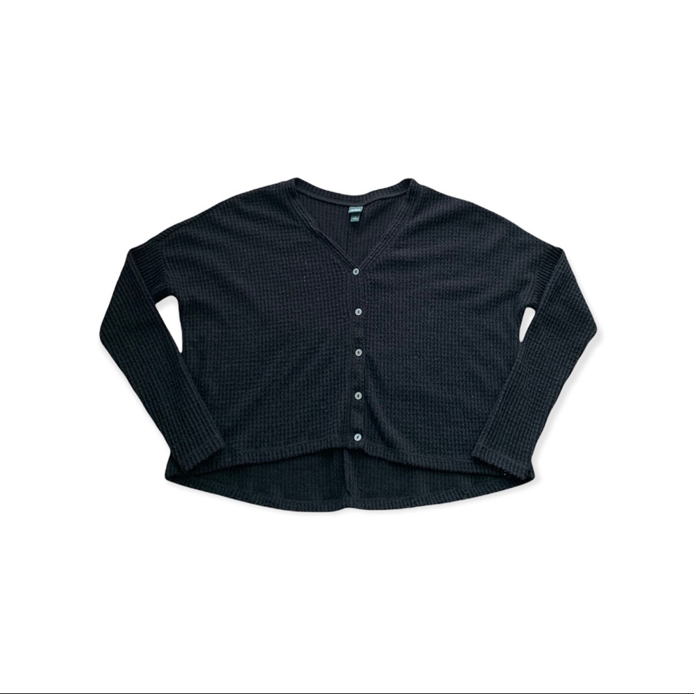 Wild Fable Knitted Button Up V-Neck Sweater Women’s Size S